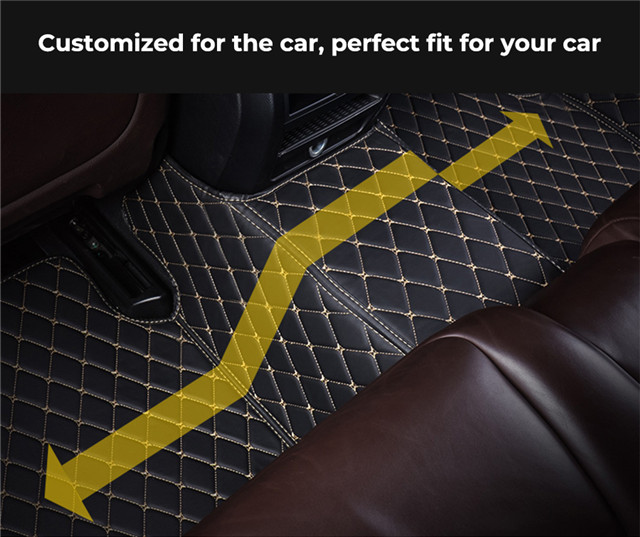Leather Custom Car Floor MATS
